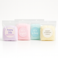 Cotton Candy - Clear Bag with Custom Sticker - 1 oz