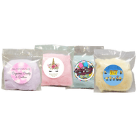 Cotton Candy - Clear Bag with Custom Sticker - 1 oz
